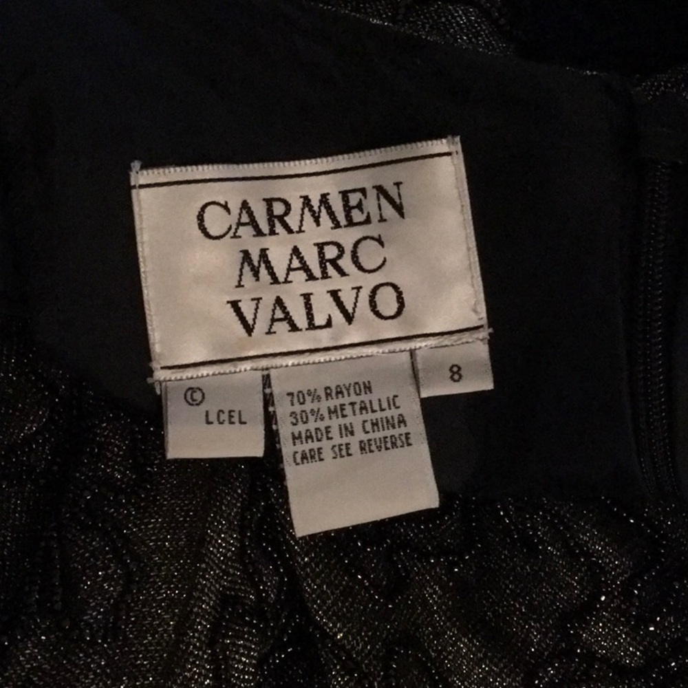 carmen-marc-valvo early 90s beaded vintage dress o
